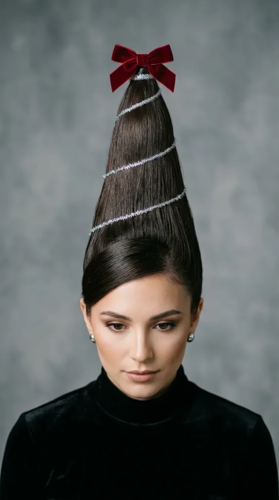 11 Viral Christmas Tree Hairstyles & Accessories Sweeping Social Media