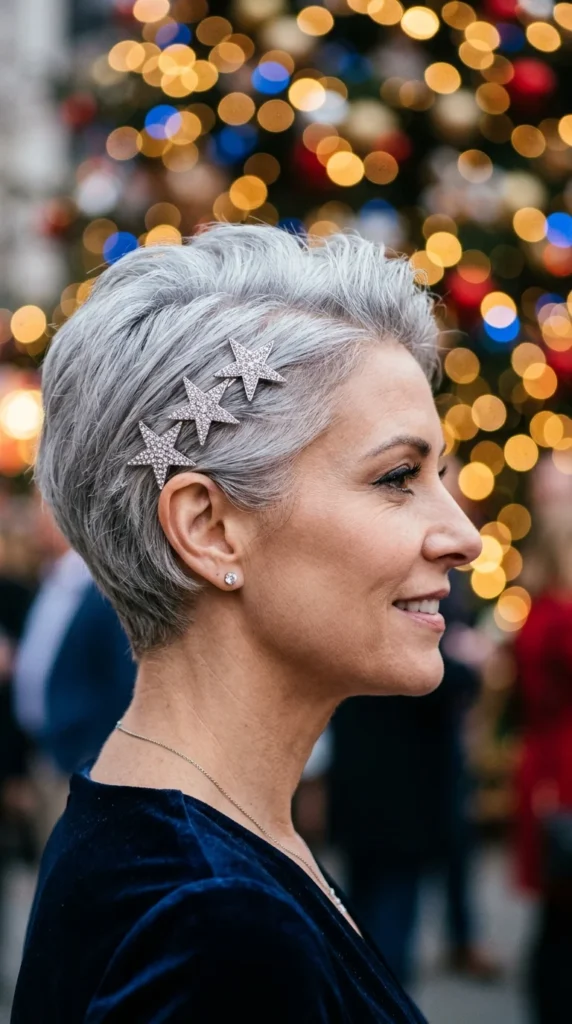 12 Quick Christmas Hairstyles for Short Hair That Take Under 10 Minutes