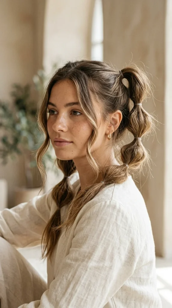 17 Playful Pigtail Bubble Braids + How to Stop Elastic Snags