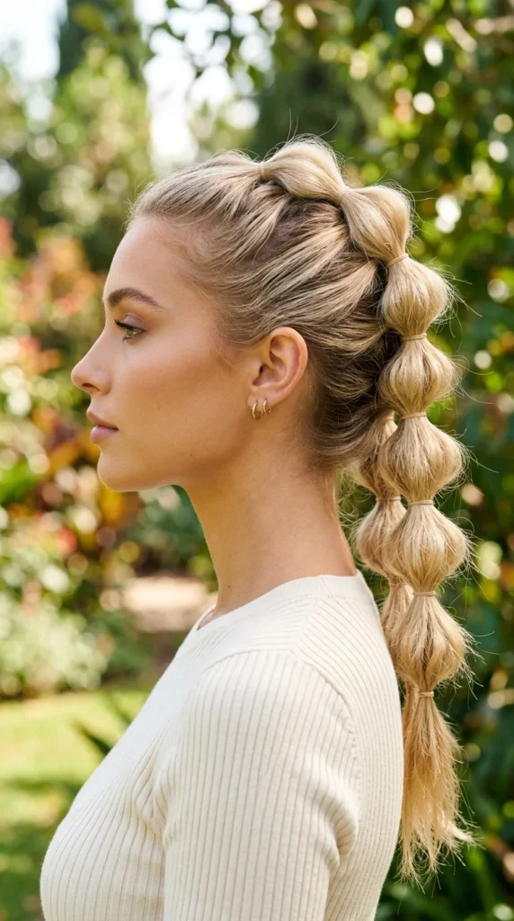 18 Playful Pigtail Bubble Braids + How to Stop Elastic Snags