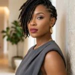 15 Cute Short Dread Styles for Black Women That Look Effortless