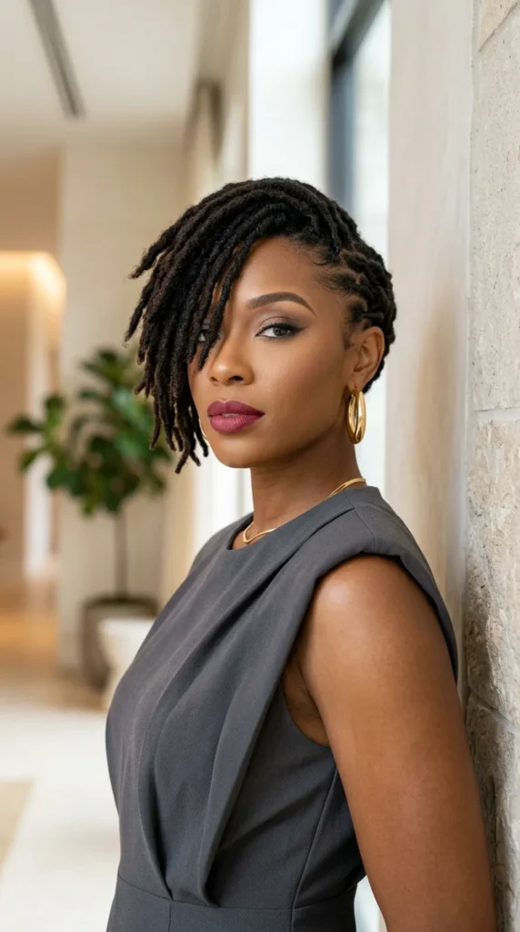 15 Cute Short Dread Styles for Black Women That Look Effortless
