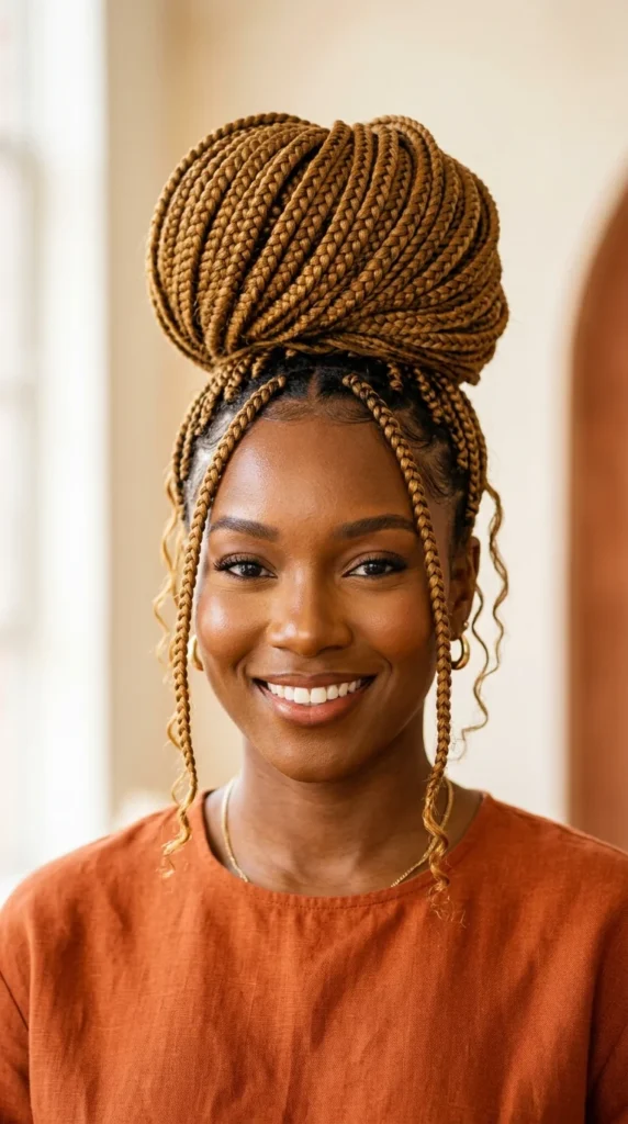 11 Honey Brown Knotless Braids Perfect for a Warm Makeover