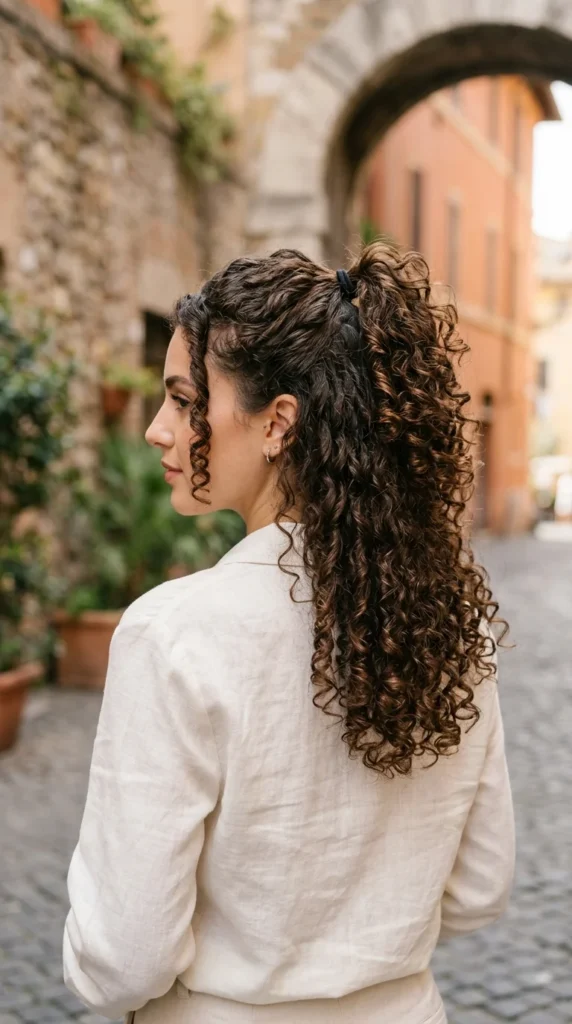 16 Curly Ponytail Styles to Show Off Natural Bounce