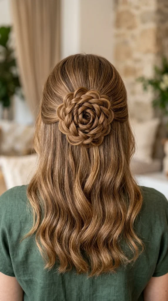 18 Dreamy Ethereal Half-Up Half-Down Styles for Any Event