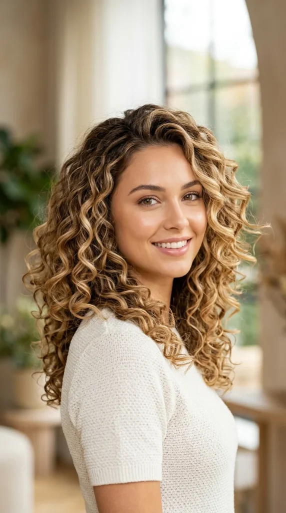 16 Warm Honey Brown Curls for a Glamorous Upgrade