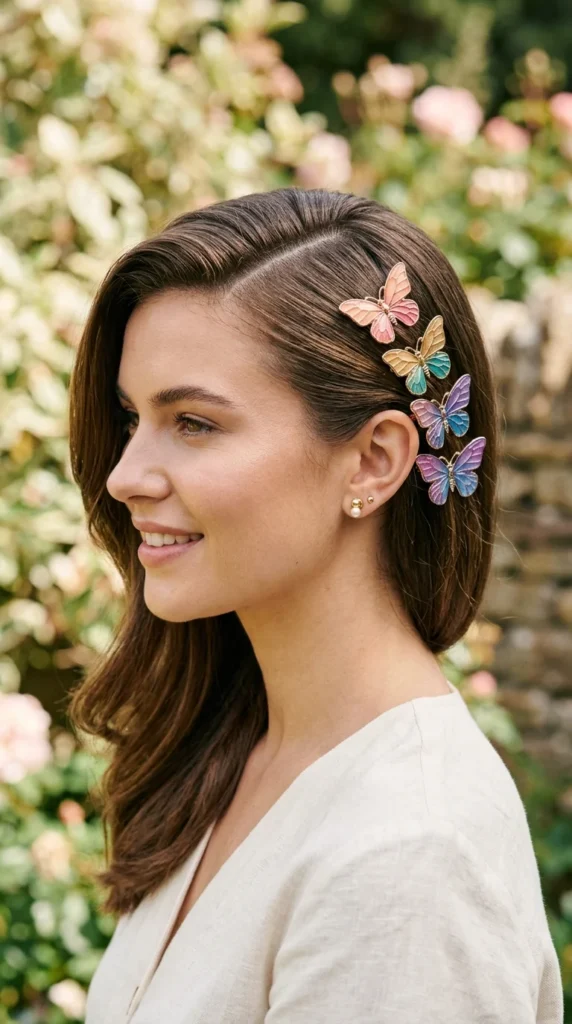 10 Butterfly Clip Hairstyles Bringing Back 90s Nostalgia